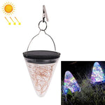 Lâmpada Pendente Cónica de Luz Estelar com Energia Solar IP55 à Prova de Água para Decoração de Jardim Exterior