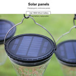 Lâmpada Pendente Cónica de Luz Estelar com Energia Solar IP55 à Prova de Água para Decoração de Jardim Exterior