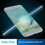 Ventoinha de Ecrã Holográfico com 224 LEDs e Comando à Distância, Suporta Cartão Micro SD 4GB, AC 100-240V, 450 x 224 Pixels