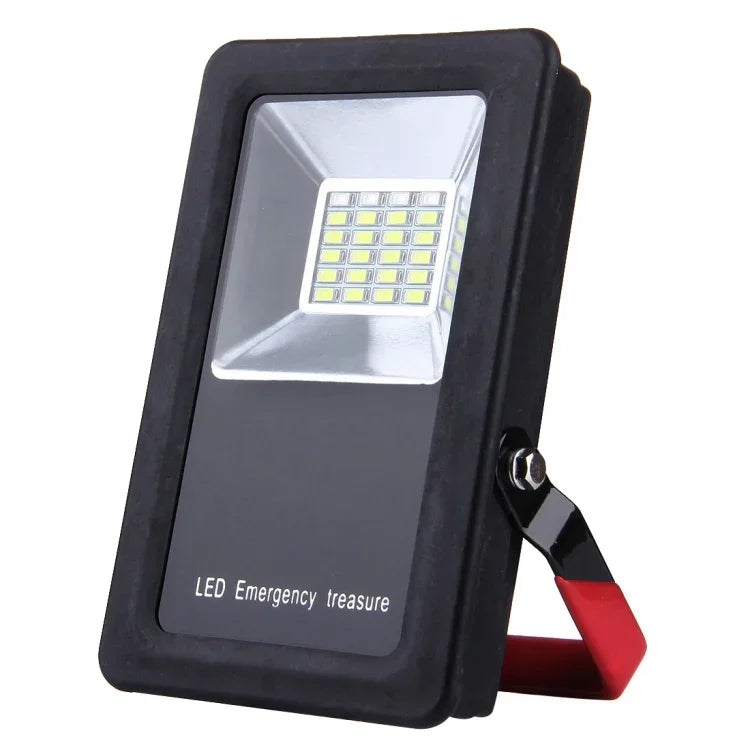 Luzes de Aviso Piscantes Portáteis com 24 LEDs SMD5730 2400LM 6000-6500K Vermelho e Azul com Suporte, 30W/2400LM 6000-6500K