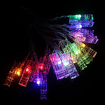 Luz Decorativa com 40 LEDs e Caixa para 3 Pilhas AA, Correntes para Pendurar em Casa, DIY Festa, Casamento, Decoração de Natal, 4m
