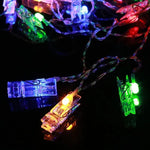80 LEDs, 3 pilhas AA, caixa, corrente de luz decorativa para casa, pendurar quadros, festa DIY, casamento, decoração de Natal, 10m