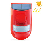 Luz de Alarme Sonoro Solar IP65 à Prova de Água com 110 dB para Alarme Anti-intrusão
