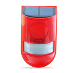 Luz de Alarme Sonoro Solar IP65 à Prova de Água com 110 dB para Alarme Anti-intrusão