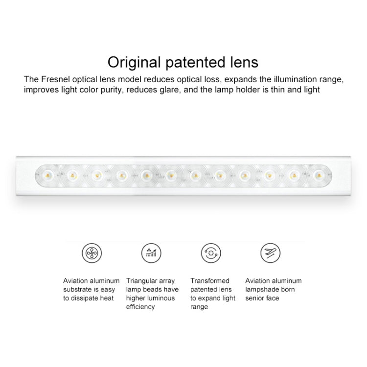 Lâmpada de Secretária LED Inteligente Original Huawei OPPLE Dobrável Ajustável para Leitura, Luzes de Brilho, Suporta HUAWEI HiLink