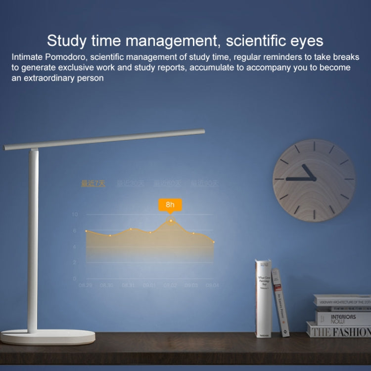 Lâmpada de Secretária LED Inteligente Original Huawei OPPLE Dobrável Ajustável para Leitura, Luzes de Brilho, Suporta HUAWEI HiLink