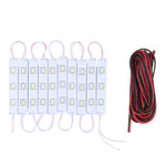 30 LEDs 5630 Módulos LED SMD Luz Branca Impermeável Luz Decorativa, Comprimento do Cabo 5M, CC 12V, 30 LEDs 5630 SMD
