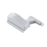 Lâmpada Sensor LED de Dobradiça Interna Universal 0.3W para Armário com 3 LEDs Luz Noturna Auto Ligar/Desligar, 1 Peça Luz Branca, 1 Peça Luz Branca Quente