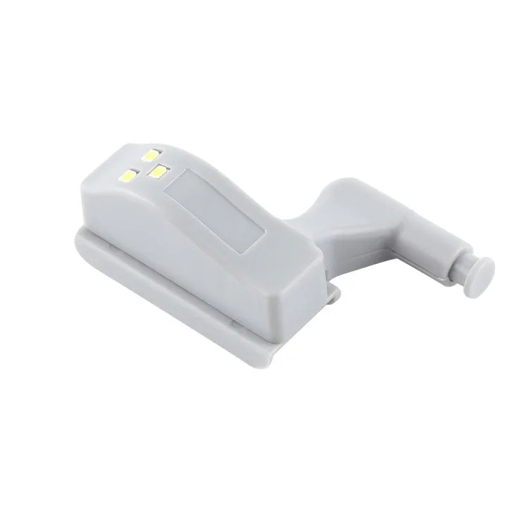 Lâmpada Sensor LED de Dobradiça Interna Universal 0.3W para Armário com 3 LEDs Luz Noturna Auto Ligar/Desligar, 1 Peça Luz Branca, 1 Peça Luz Branca Quente