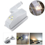 Lâmpada Sensor LED de Dobradiça Interna Universal 0.3W para Armário com 3 LEDs Luz Noturna Auto Ligar/Desligar, 1 Peça Luz Branca, 1 Peça Luz Branca Quente