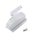 10 UNIDADES Lâmpada Sensor LED Dobradiça Interna Universal 0,3W para Armário com 3 LEDs Luz Noturna Lâmpada Auto LIGA/DESLIGA, 10 UNIDADES Luz Branca, 10 UNIDADES Luz Branco Quente