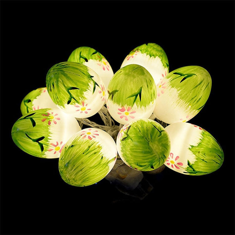 10 lâmpadas LED decorativas em forma de ovos de Páscoa fofos, lâmpadas decorativas para feriados