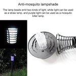 Lâmpada de Relva para Quinta com Mata-Mosquitos Solar LED, IP44 à Prova de Água