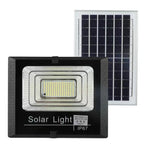 Projetor Solar 10W 100 LEDs IP67 à Prova de Água com Controlo Remoto, 10W