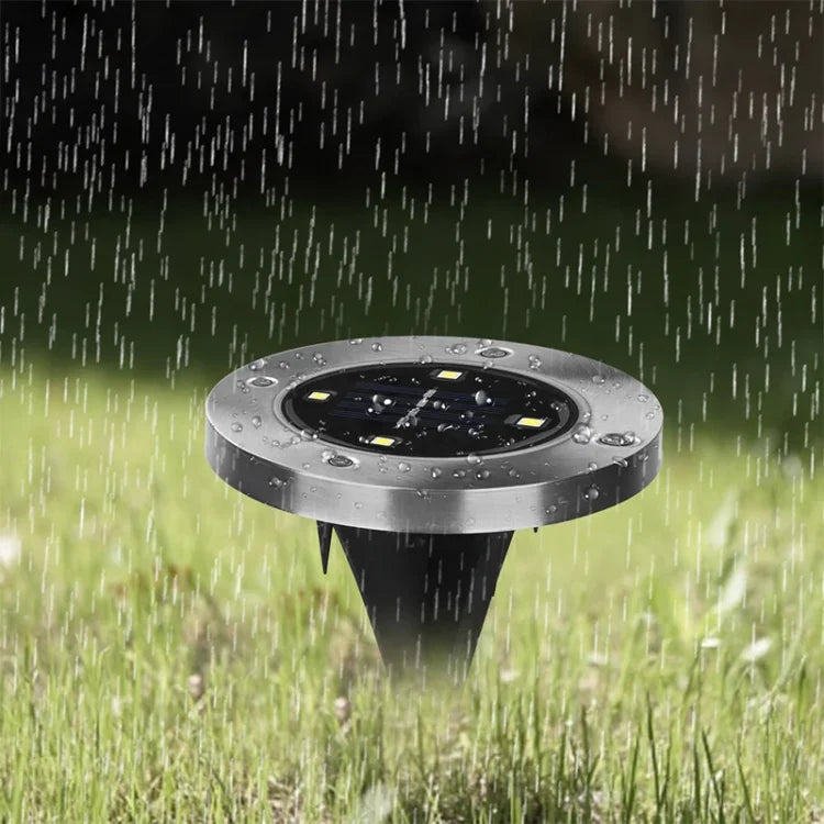 Lâmpada Subterrânea SMD 5050 para Caminho Exterior, Jardim e Decking LED, 4 LEDs Luz Branca, 4 LEDs Luz Branca Quente