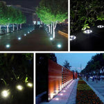 Lâmpada Subterrânea SMD 5050 para Caminho Exterior, Jardim e Decking LED, 8 LEDs Luz Branca, 8 LEDs Luz Branca Quente