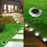 Lâmpada Subterrânea SMD 5050 para Caminho Exterior, Jardim e Decking LED, 8 LEDs Luz Branca, 8 LEDs Luz Branca Quente