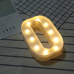 Luz de Feriado LED Quente Branca Alimentada a Pilhas Secas, A, N, B, O, C, P, D, Q, E, R, F, G, T, U, V, I, W, J, K, X, L, M, Z