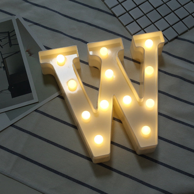 Luz de Feriado LED Quente Branca Alimentada a Pilhas Secas, A, N, B, O, C, P, D, Q, E, R, F, G, T, U, V, I, W, J, K, X, L, M, Z