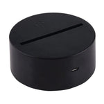 7 Color Discoloration Creative Visual Stereo Lamp Desk Lamp Night Light, Diamond Ring Style