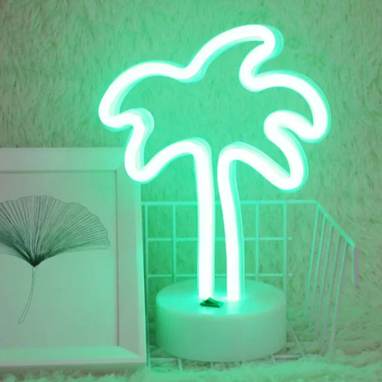 Lâmpada Decorativa de Fadas Quentes Luz Noturna para Natal, Casamento, Festa, Quarto, Palmeira