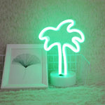 Lâmpada Decorativa de Fadas Quentes Luz Noturna para Natal, Casamento, Festa, Quarto, Palmeira