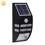 Luz de Parede Exterior 80 LM 6000-6500K com Painel Solar 5V 0,5W, Luz Branca 0,2W