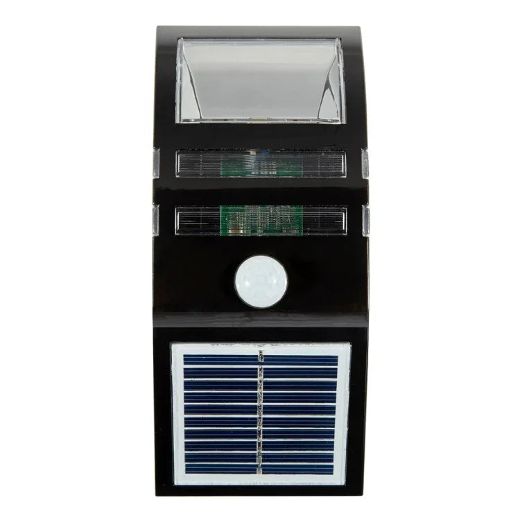 Luz de Parede Exterior 80 LM 6000-6500K com Painel Solar 5V 0,5W, Luz Branca 0,2W