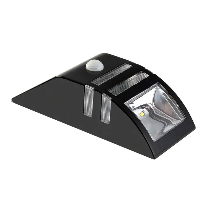 Luz de Parede Exterior 80 LM 6000-6500K com Painel Solar 5V 0,5W, Luz Branca 0,2W