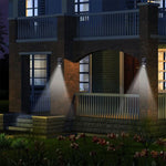 Luz de Parede Exterior 80 LM 6000-6500K com Painel Solar 5V 0,5W, Luz Branca 0,2W