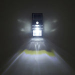 Luz de Parede Exterior 80 LM 6000-6500K com Painel Solar 5V 0,5W, Luz Branca 0,2W