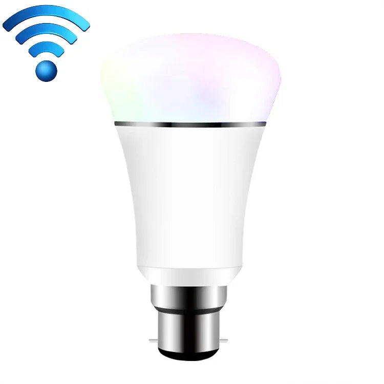 Lâmpada LED 6000K compatível com Alexa e Google Home, AC 85-265V