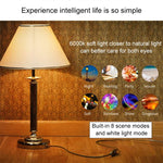 Lâmpada LED 6000K compatível com Alexa e Google Home, AC 85-265V