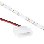 1m Bare Board 5730 SMD LED White Light Computer Host Rope Light, DC 12V, 5730 SMD LED