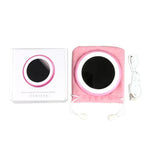 OneFire Espelho de Maquilhagem em Forma de Donut Recarregável Multifuncional com 10 LEDs 1W, Lâmpada de Secretária LED Luz Noturna, DC 5V, 1W Rosa