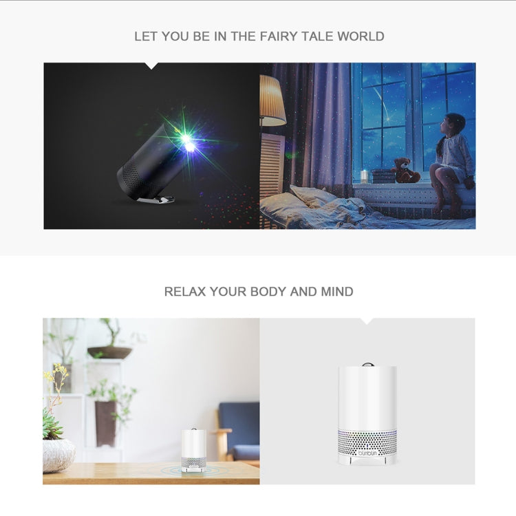 Projetor Laser RGB Portátil Blinblin Major 1 6W com Som Estéreo Bluetooth e Carregamento USB