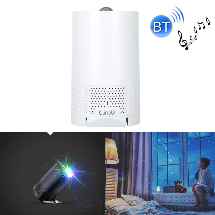 Projetor Laser RGB Portátil Blinblin Major 1 6W com Som Estéreo Bluetooth e Carregamento USB