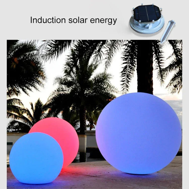 Luz LED Flutuante de Jardim que Muda de Cor com Painel Solar de Silício Monocristalino de 0.8W e Controlo Remoto