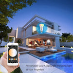 6000K+RGB 600LM compatível com Alexa e Google Home, AC 175-255V