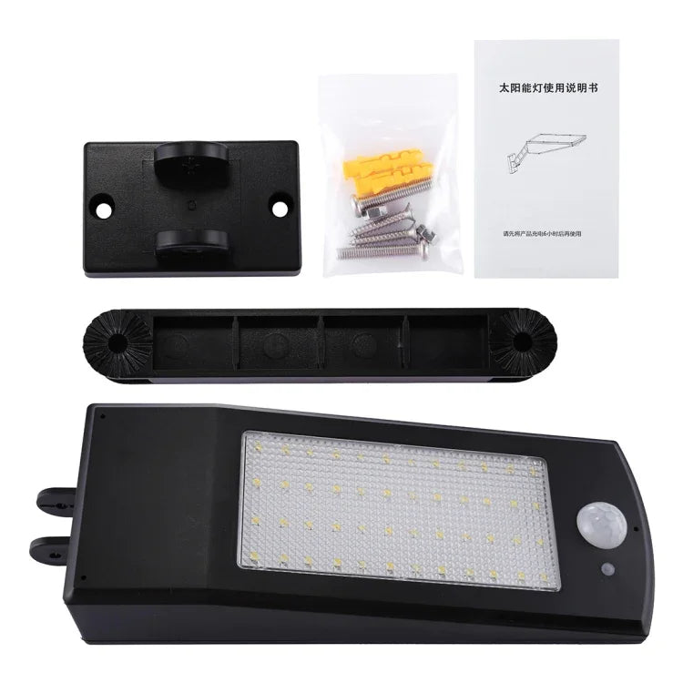Luz de Economia de Energia com Ajuste de Ângulo, 48 LEDs SMD 2835 900 LM com Painel Solar 5V 3,2W, 6,8W 48 LEDs