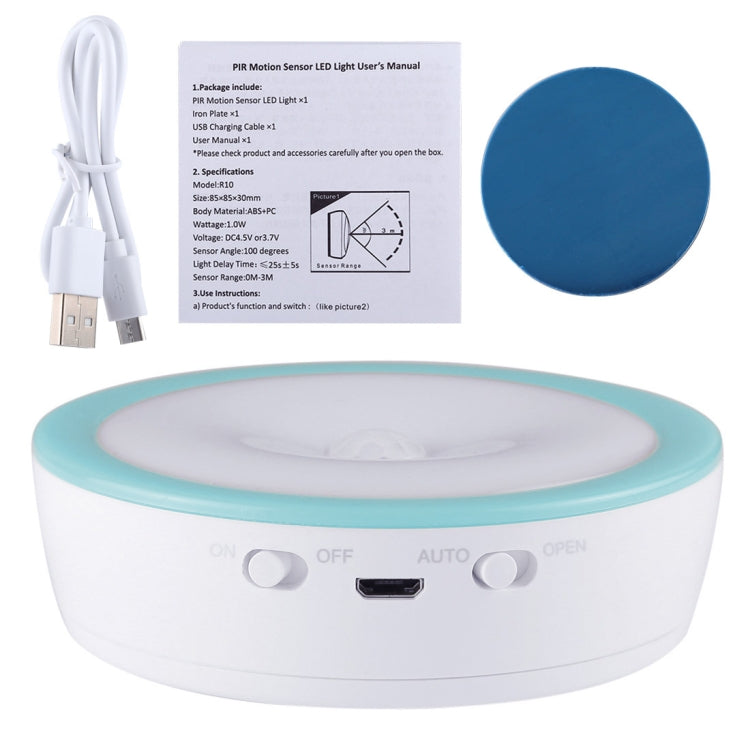 Lâmpada de armário de emergência 4000K, distância do sensor: cerca de 3m, DC 4.5V