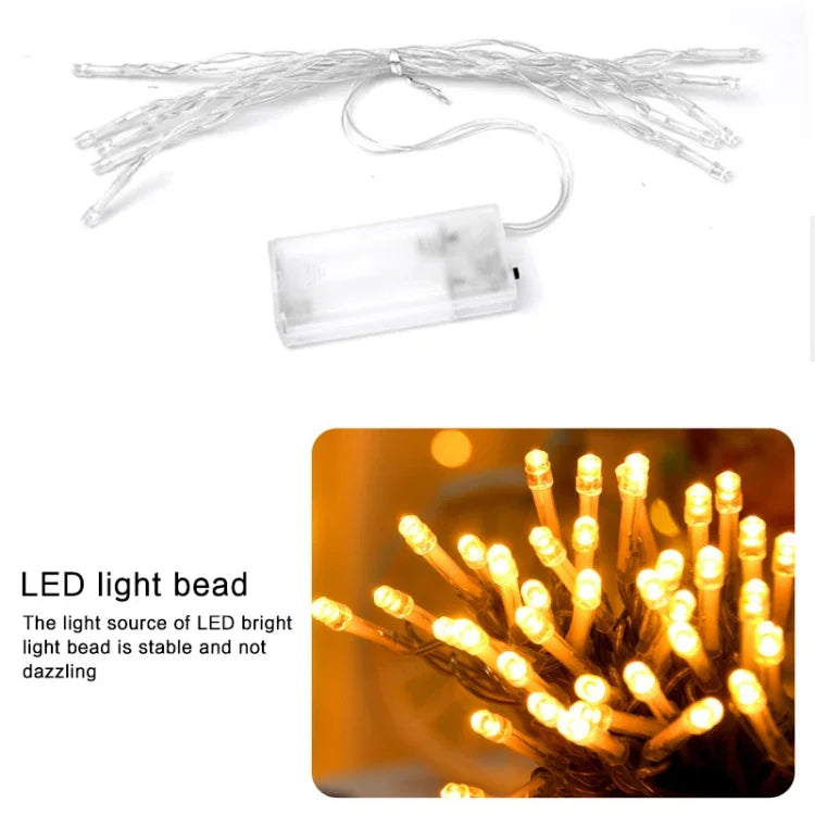 1,5m 10 Luzes Fita de Luz Decorativa LED Boneco de Neve de Natal, Boneco de Neve de Natal