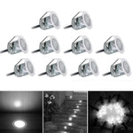 Luz de Convés LED SMD 2835 500-600LM 4000-4500K Lâmpadas Enterradas Luz de Chão Holofote de Parede, Tamanho do Recorte: 30x22mm