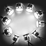 Luz de Convés LED SMD 2835 500-600LM 4000-4500K Lâmpadas Enterradas Luz de Chão Holofote de Parede, Tamanho do Recorte: 30x22mm