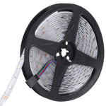 Fita de Luz Bluetooth RGB 5m 150 LEDs SMD 5050 IP65 Impermeável com Controlo Remoto de 24 Teclas, Plugue UE, 5m 150 LEDs IP65