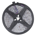 Fita de Luz Bluetooth RGB 5m 150 LEDs SMD 5050 IP65 Impermeável com Controlo Remoto de 24 Teclas, Plugue UE, 5m 150 LEDs IP65