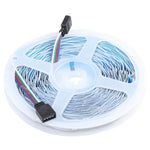 Fita de Luz RGB Impermeável IP44 com 10m e 300 LEDs SMD 5050, Comando à Distância de 24 Teclas, Ficha EU, 10m 300 LEDs IP44
