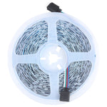 Fita de Luz RGB Impermeável IP44 com 20m e 600 LEDs SMD 5050, Comando Bluetooth + Música de 24 Teclas, Ficha EU, 20m 600 LEDs IP44