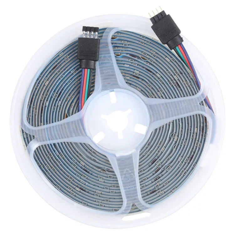 Fita de Luz RGB Impermeável IP65 com 20m e 1200 LEDs SMD 2835, Comando à Distância de 44 Teclas, Ficha EU, 20m 1200 LEDs IP65