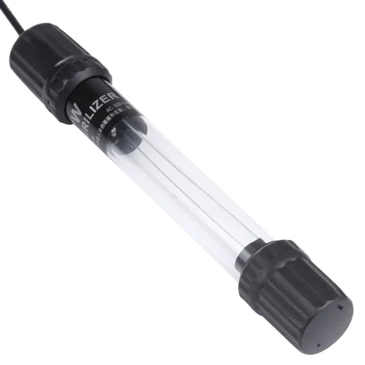 UV-007 Lâmpada Germicida Ultravioleta de 7W para Desinfeção de Aquário, Ficha EU, 7W